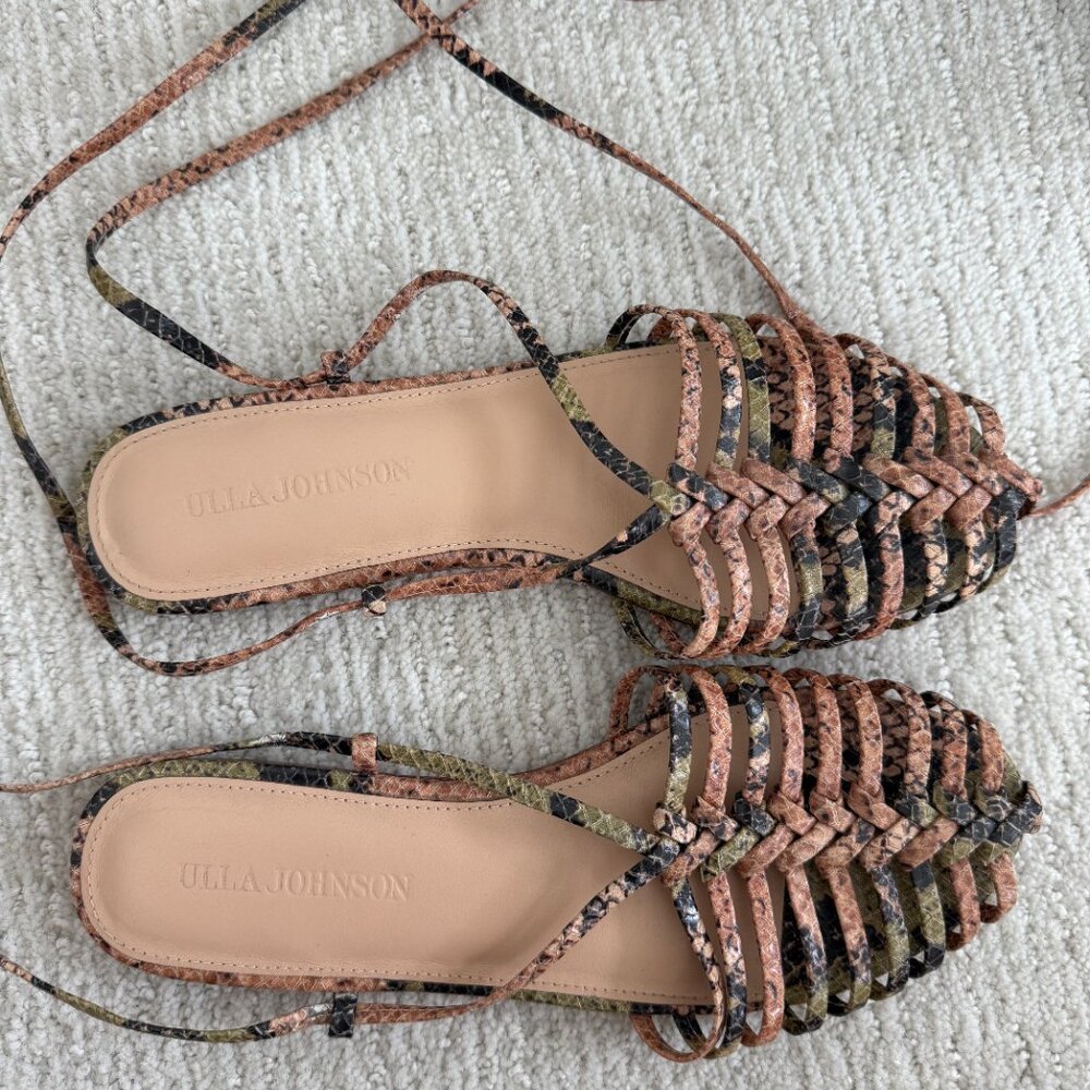 Ulla Johnson Damia Flat In Python - image 4